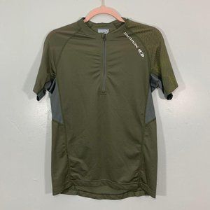 Salomon Hunter Shirts Salomon Hunter Green Actilite Quarter Zip Tee Poshmark